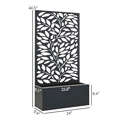 Vertical Raised Garden Bed Planter Box with Drainage for Herbs and Flowers