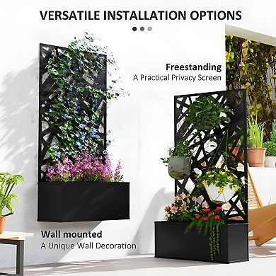 Vertical Raised Garden Bed Planter Box with Drainage for Herbs and Flowers