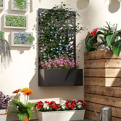 Vertical Raised Garden Bed Planter Box with Drainage for Herbs and Flowers