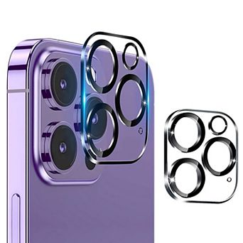 2-Pack 9H Tempered Glass Camera Lens Protectors