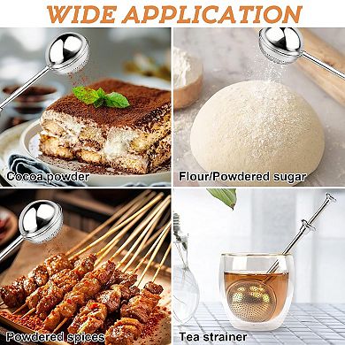 Tea Ball Tea Infuser for Loose Leaf Tea, Stainless Steel Tea Strainers with Retractable Long Handle