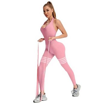 Women Seamless Cross-Back Design Jumpsuit