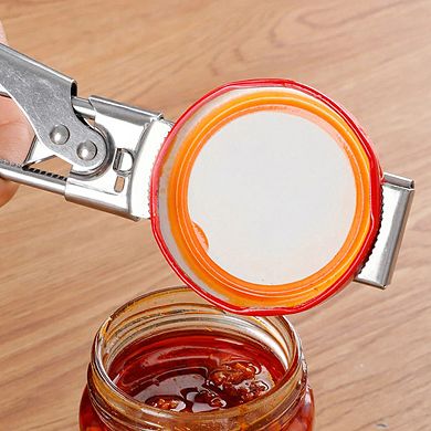 Easy-Grip Adjustable Can Jar Opener Stainless Steel