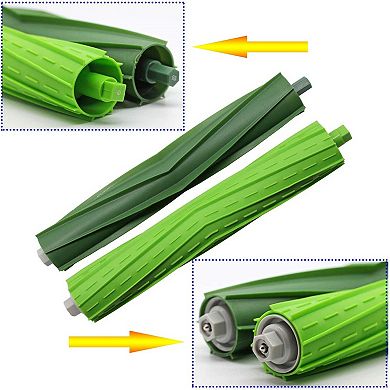 2 Set Replacement Brushes Compatible for iRobot Roomba E & I & J Series