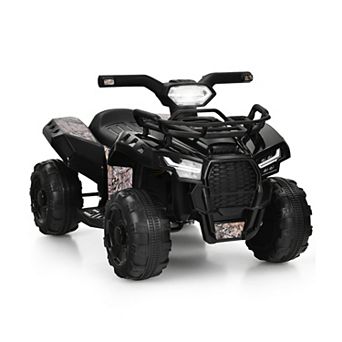 SKONYON 6V Kids Electric Ride-On ATV Quad with LED Lights and MP3 for Ages 3+