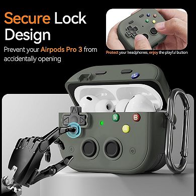 Game Console Design for AirPodsPro 3 Case Cover Shockproof Full TPU Generation