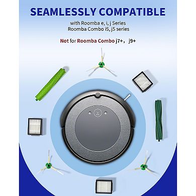 Replacement Parts & Accessories for iRobot E, I & J Series, Combo i5, j5 Series Robot Vacuum