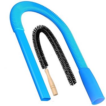 2 pc Dryer Vent Cleaner Kit For Most Vacuum Cleaner, Dryer Lint Brush and Vacuum Hose Attachment