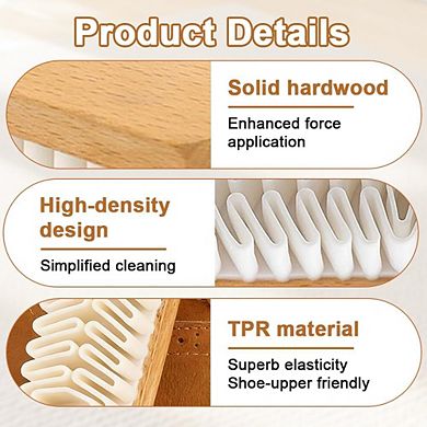 2pack Crepe Suede Rubber Brush for Cleaning UGG Boots & Birkenstock Sandals