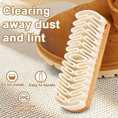 2pack Crepe Suede Rubber Brush for Cleaning UGG Boots & Birkenstock Sandals