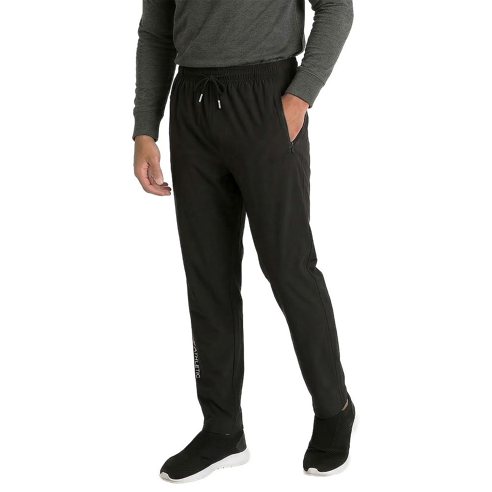 Men's Zipper Pocket Stretch Workout Pants