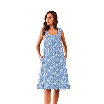 Ekouaer Women Nightgowns & Sleepshirts Nightgowns Victorian Night Gowns Night Dress Summer