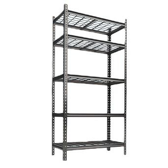 5 tier Heavy Duty Garage Storage Shelving, 2200 LBS Capacity, Adjustable Metal Shelves