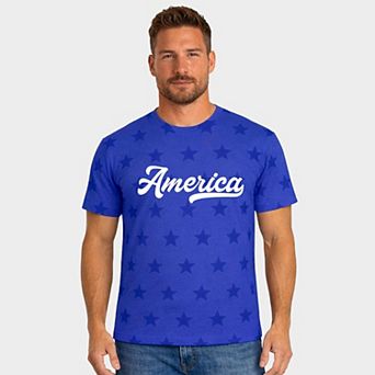 America - Men's Short Sleeve Star Tee