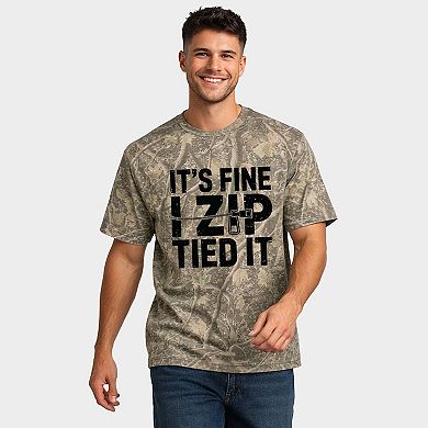It's Fine I Zip Tied It - Men's Heavyweight Crew