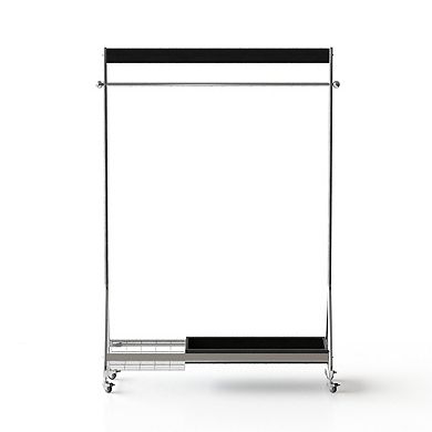 Pnronnc American Clothes Hanger and Hat Rack Portable Stainless Steel Closet Organizer