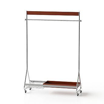Pnronnc American Clothes Hanger and Hat Rack Portable Stainless Steel Closet Organizer