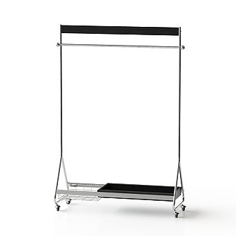 Pnronnc American Clothes Hanger and Hat Rack Portable Stainless Steel Closet Organizer