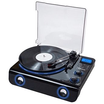 Victor Beacon Hybrid 5-in-1 Turntable System with Bluetooth & FM Radio