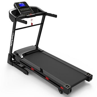 Pnronnc Electric Treadmill Fold 3.5HP Workout Running Machine Walking Bluetooth Speaker APP FITSHOW