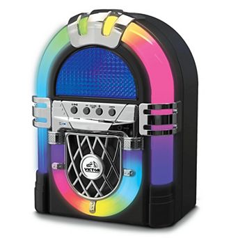 Victor BLVD Mini Bluetooth Jukebox Speaker with Multicolor LED Lighting