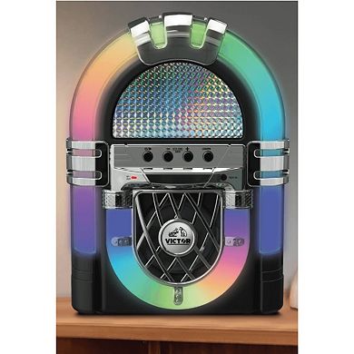 Victor BLVD Mini Bluetooth Jukebox Speaker with Multicolor LED Lighting