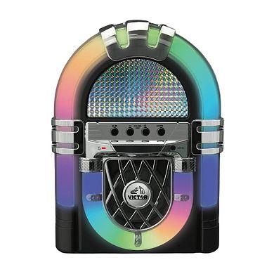 Victor BLVD Mini Bluetooth Jukebox Speaker with Multicolor LED Lighting