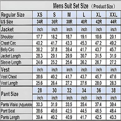 Mens Modern Formal Suit