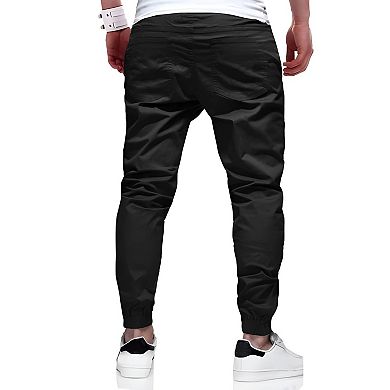 Mens Casual Cargo Jogger Pants