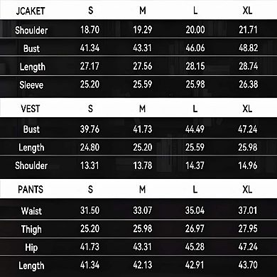 Mens Premium Three Piece Suit