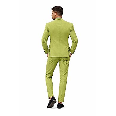 Mens Wedding Linen Suit