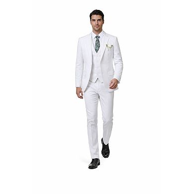 Mens Dressy Three Piece Suit
