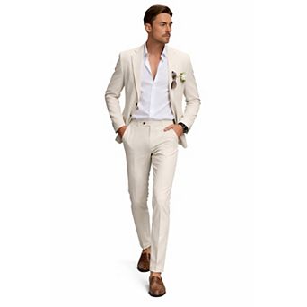 Mens Stylish Linen Suit Set