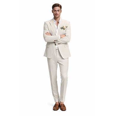 Mens Stylish Linen Suit Set
