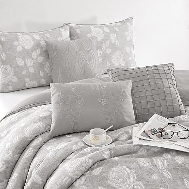 Nanshing Landy 7-Piece Floral Comforter Set with Shams