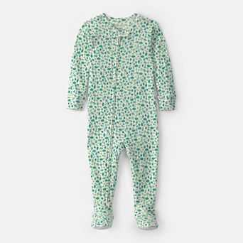 Baby Girl Carter's Sea Life Cotton Footed Pajamas