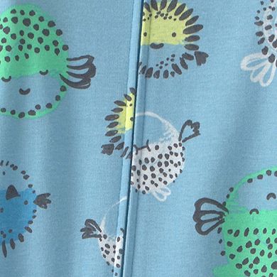 Baby Boy Carter's 100% Cotton 2-Way Zip Pufferfish Pajama
