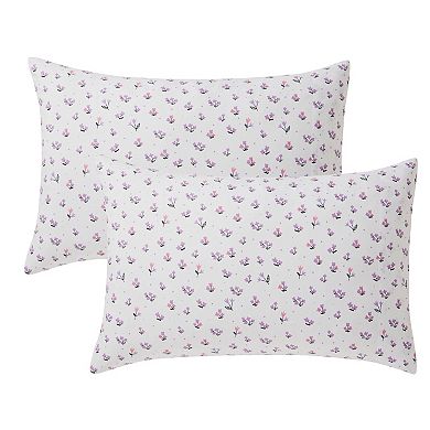 Hallmark Chromatic Grid Microfiber Bed Sheet Set