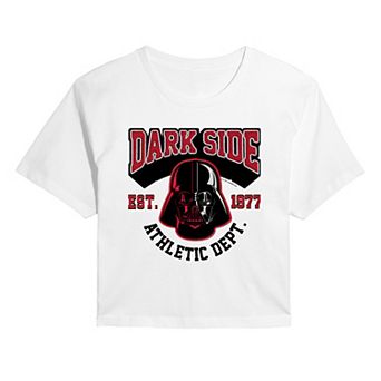 Juniors' Star Wars Darkside Cropped Tee