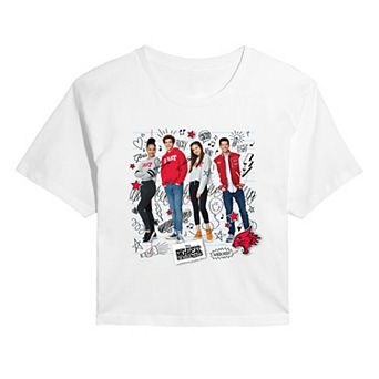 Juniors' Disney's High School Musical Cropped Tee