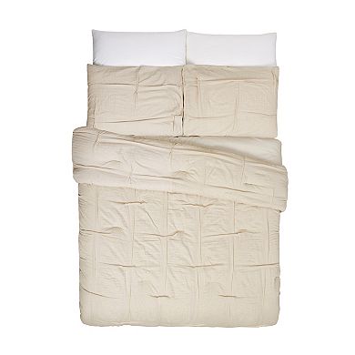 Laurel & Mayfair Riley Pleated Comforter Set with Shams