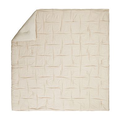 Laurel & Mayfair Riley Pleated Comforter Set with Shams
