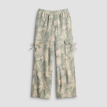 Girls 7-16 Vanilla Star Wide Leg Bow Cargo Pants