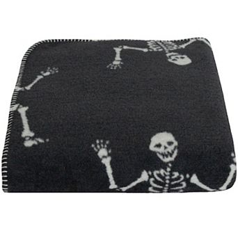 Discover Europe Made in Portugal Plush Skeletons Throw Blanket
