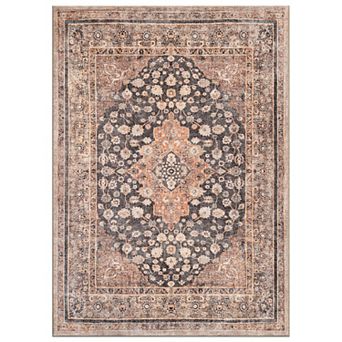 World Rug Gallery Moon Collection Washable Rug