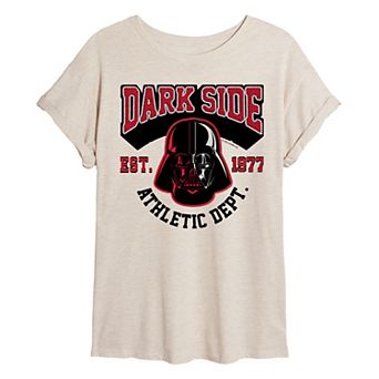 Juniors' Star Wars Darkside Athletic Dept. Oversized Tee