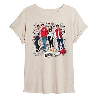 Juniors' Disney's High School Musical Oversized Tee