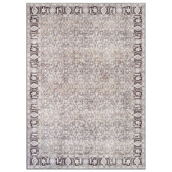 World Rug Gallery Moon Collection Washable Rug