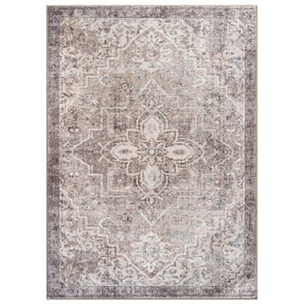 World Rug Gallery Moon Collection Washable Rug