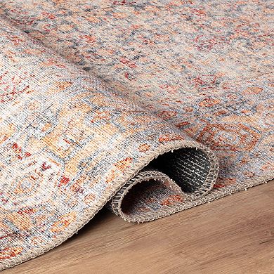World Rug Gallery Floral Washable Rug